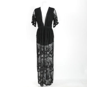 Honey Punch Womens Romper Size:M Black